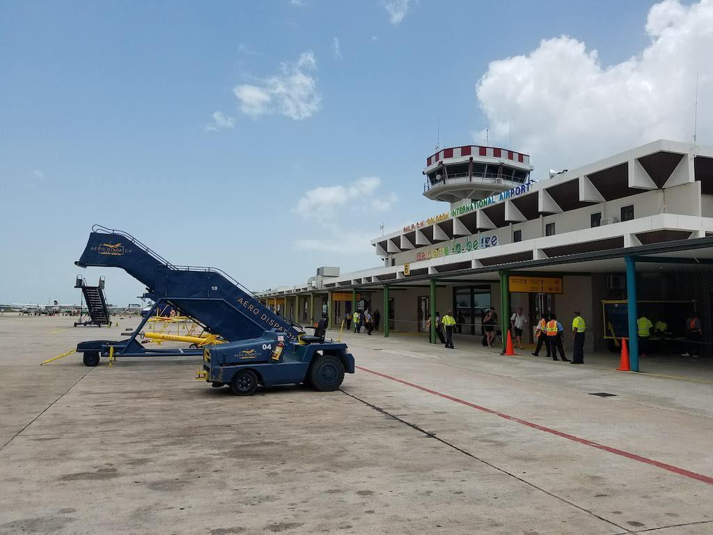 Belize Airport Deplaning